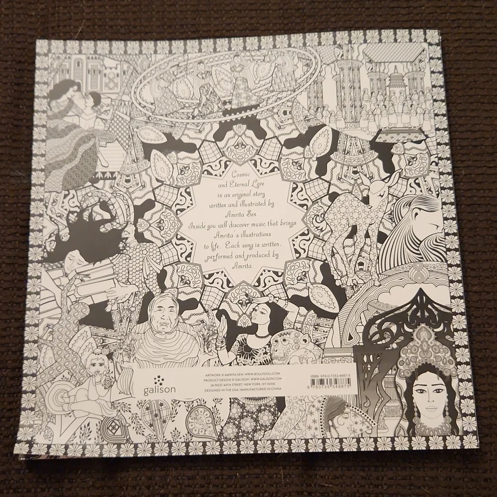 Amrita Sen Cosmic and Eternal Love Coloring Book